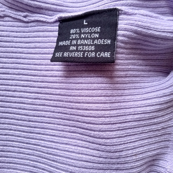 TRENDY THREADS Strapless Lavender Purple Tube Top - Picture 6 of 8